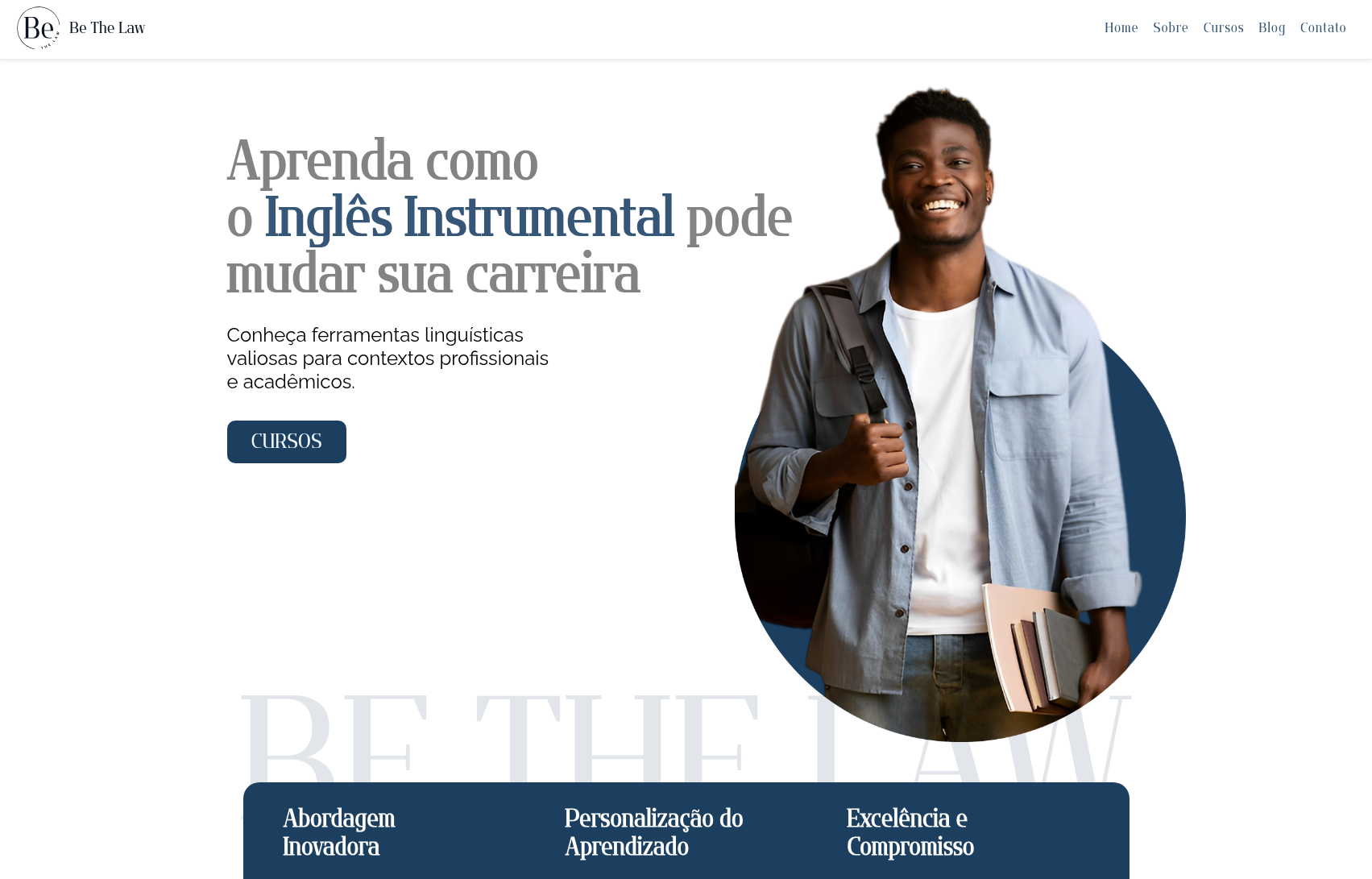 Captura do projeto Be The Law